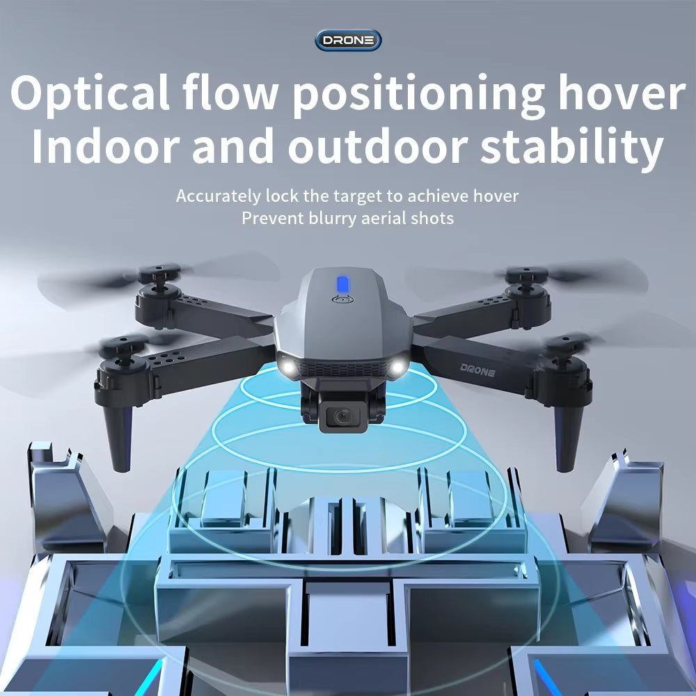 2025 E88 Professional HD 4K RC Drone Wide Angle Camera Foldable Helicopter Quadcopter Aircraft Kid Gift Toys by KBDFA