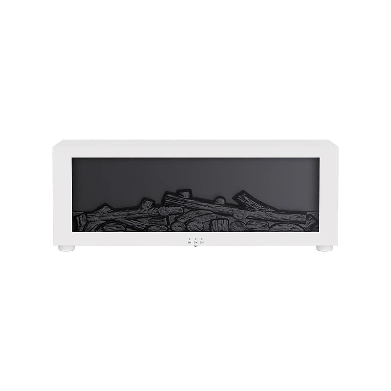 Ultrasonic Humidifier 150Ml Fireplace Aroma Machine 7 Color Flame Remote Control Auto off Timer for Home and Office Use