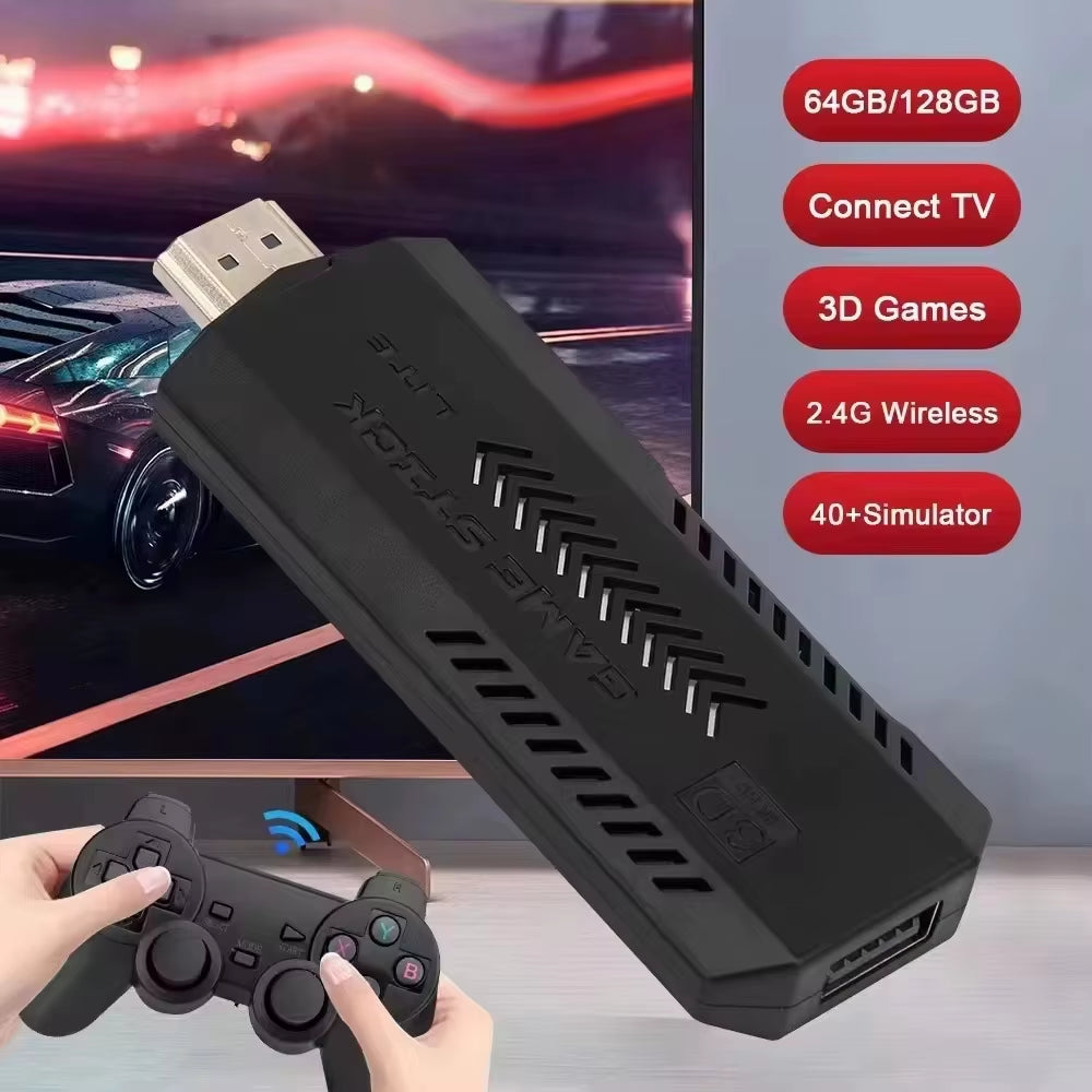 X2 plus 256G 128G 64G GD10 Pro 4K Game Player 3D HD Retro Video Game Console Wireless Controller TV 50 Emulator for Kids Gifts