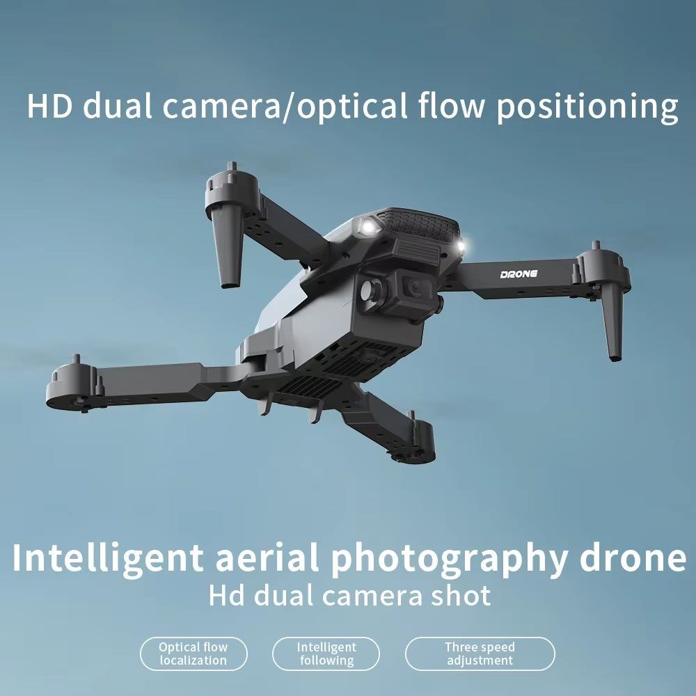 2025 E88 Professional HD 4K RC Drone Wide Angle Camera Foldable Helicopter Quadcopter Aircraft Kid Gift Toys by KBDFA