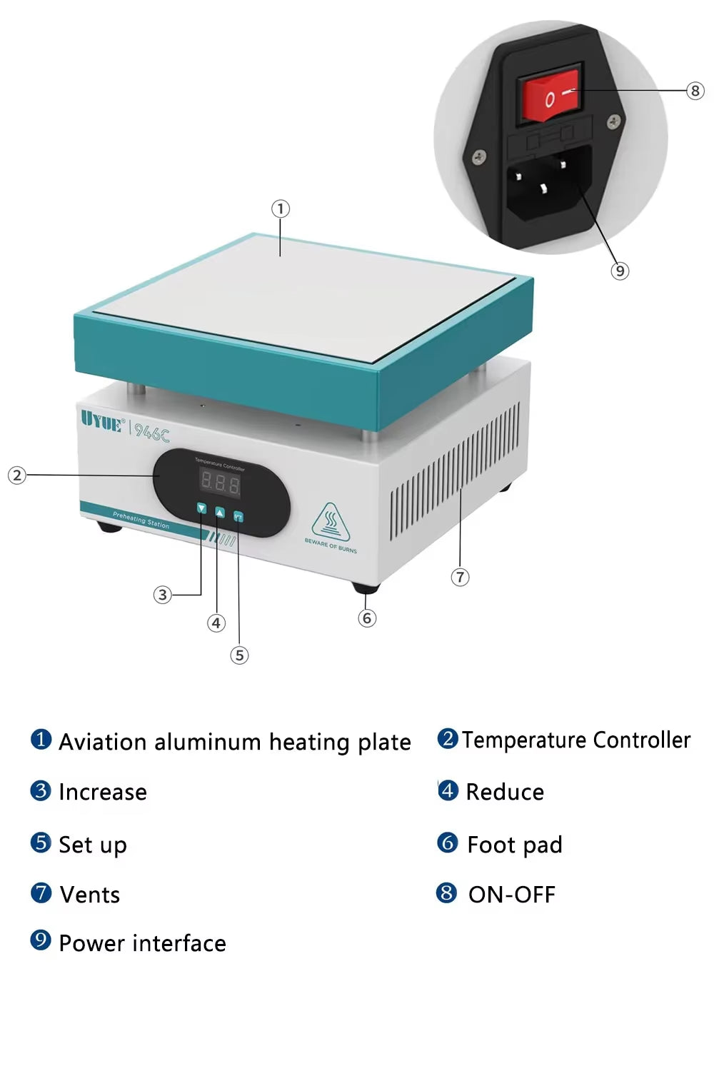 Welding Machine Hot Plate