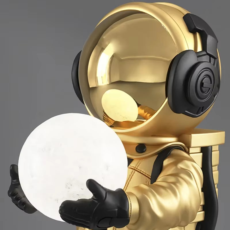 Nordic Fashion Astronaut Tray Statue, Lamps, Home Decoration, Gifts, Interior Decoration, Room Decoration, Resin Crafts