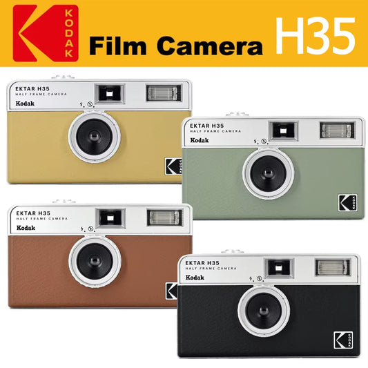 2024 New KODAK EKTAR H35 Half Frame Camera 35Mm Film Camera Reusable Film Camera with Flash Film Camera Optional Film