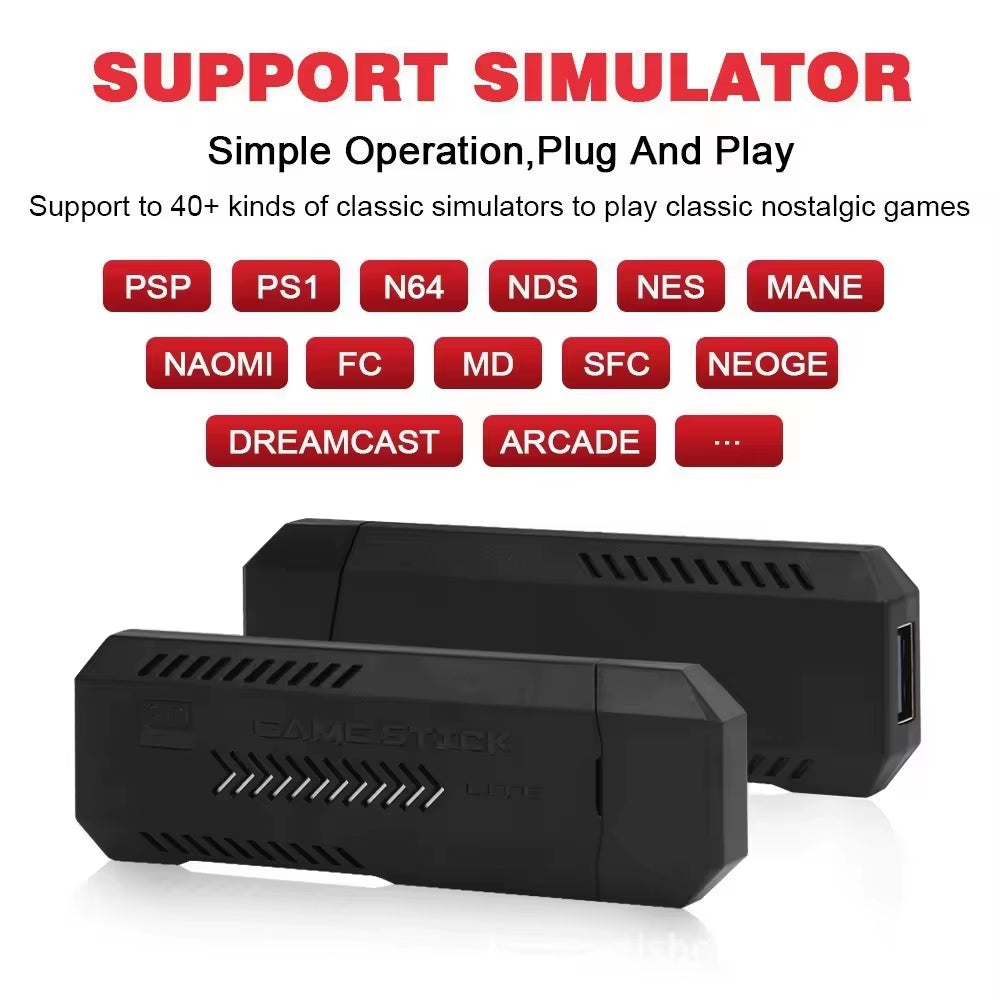 X2 plus 256G 128G 64G GD10 Pro 4K Game Player 3D HD Retro Video Game Console Wireless Controller TV 50 Emulator for Kids Gifts