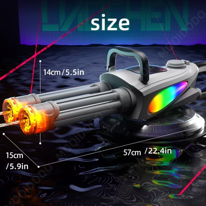Rotating Barrel Gatling Water Gun