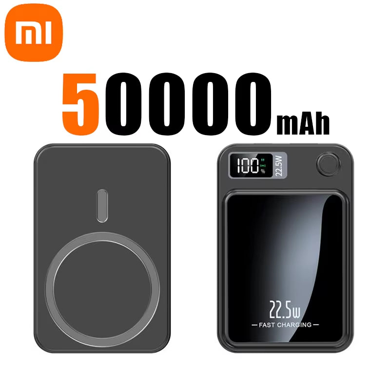 Xiaomi 100000Mah Capacity Power Bank Magnetic Wireless 22.5W Ultra Super Fast Charging Magnetic Power Bank for Iphone15 Samsung
