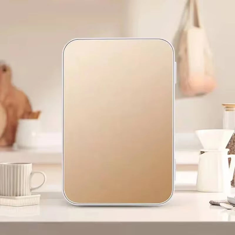 8L Portable Vehicle Refrigerator Mini Fridge Car and Home Dual-Use for Cooling Heating Refrigeration Dormitory Household Beauty