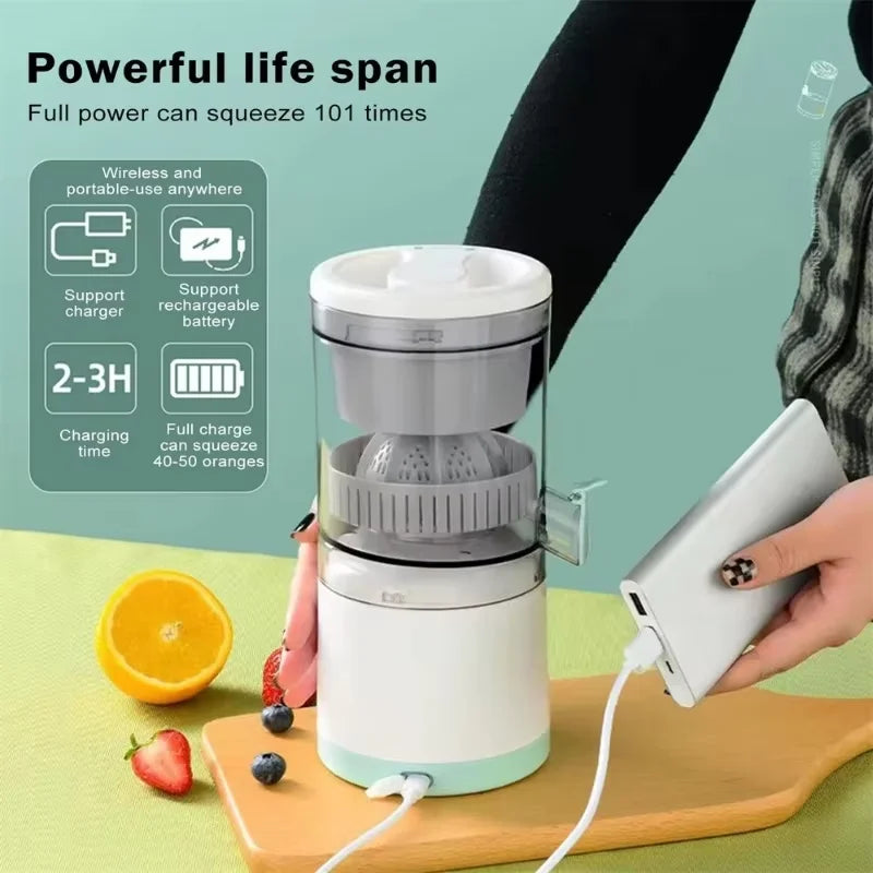 Citrus Orange Juice Maker Machine Electric USB Charge Portable Hands Free Citrus Orange Juice Maker Machine Citrus Juicer