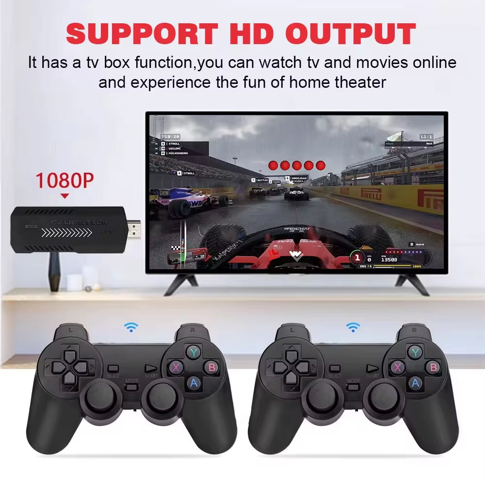 X2 plus 256G 128G 64G GD10 Pro 4K Game Player 3D HD Retro Video Game Console Wireless Controller TV 50 Emulator for Kids Gifts