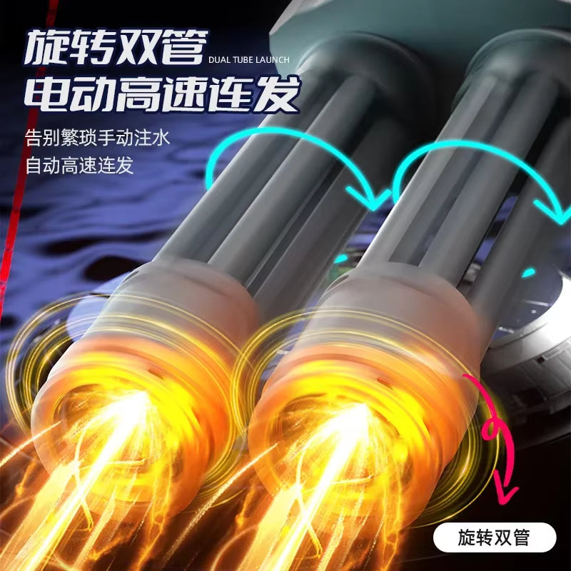 Rotating Barrel Gatling Water Gun