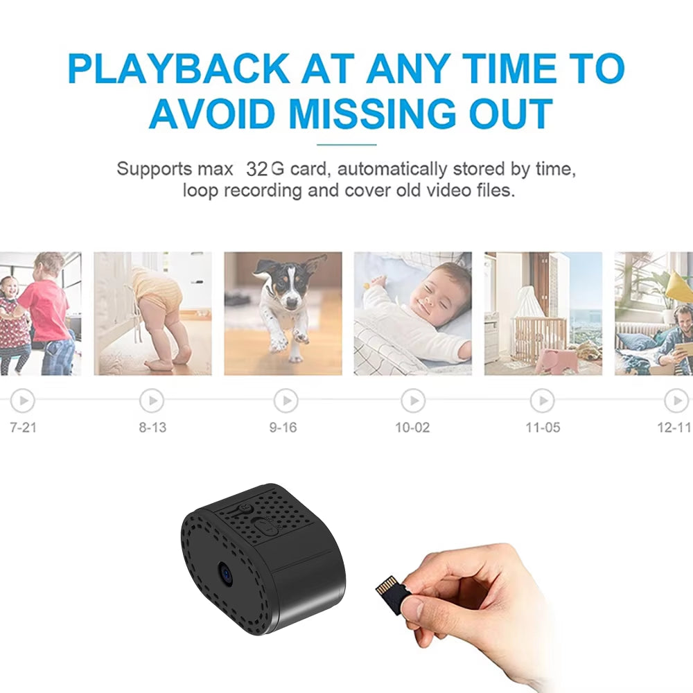 Mini Cameras Wireless Wifi Remote Monitor Camera Super Small P2P Smart Camera Home Security Tiny IP Camera