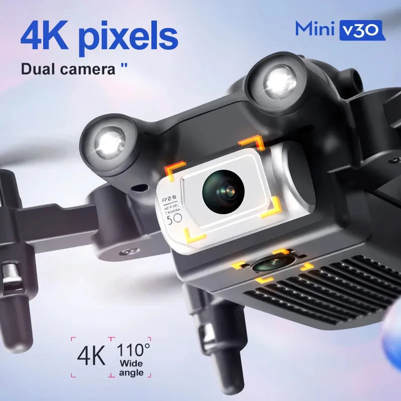 Xiaomi Mini V30 Drone 8K Aerial HD Profesional RC Drones Five-Sided Obstacle Avoidance Helicopter Convenient GPS Drone with VR