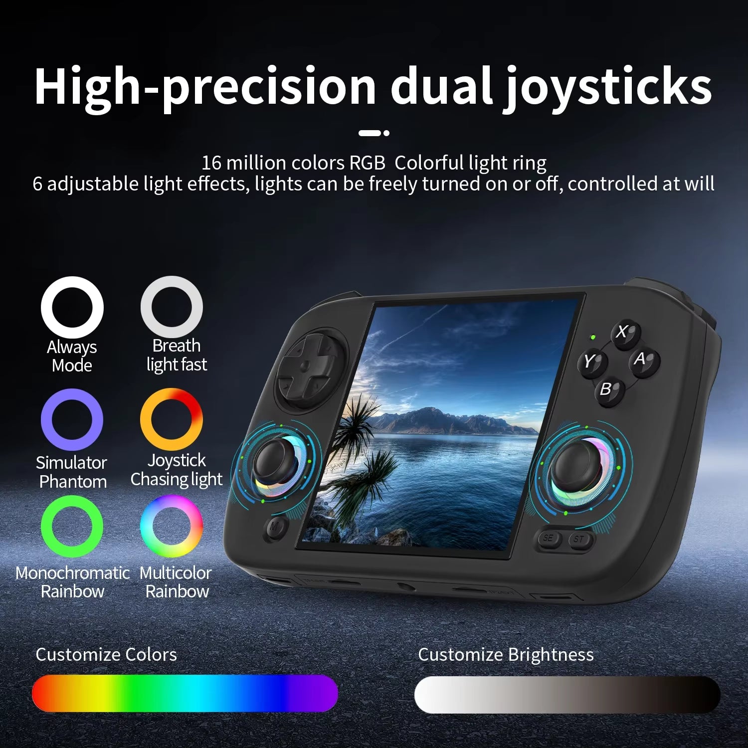 RG Cubexx Retro Handheld Games Console Linux RGB Joystick Video Gaming Player Supports WIFI HD TV Connection RG Cube Xx