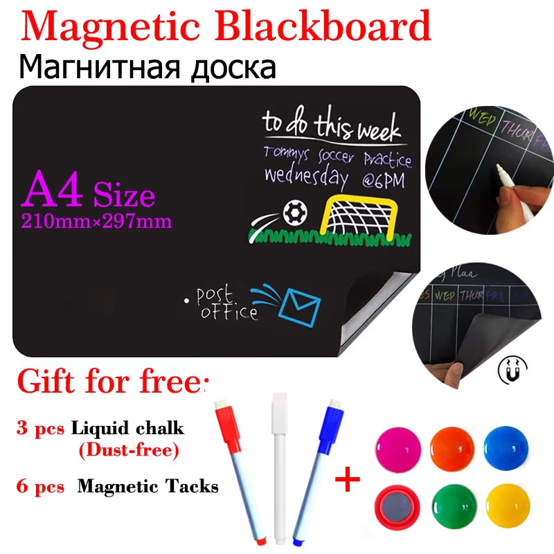 Magnetic Refrigerator Blackboard