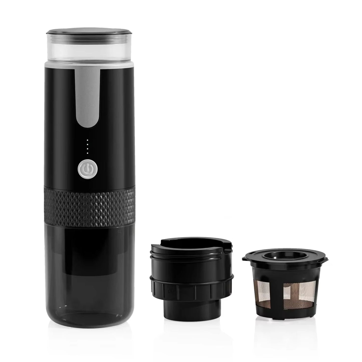 NEW Portable Mini Coffee Maker New Compact Espresso Machine for Ground Coffee and Capsules - Convenient and Travel Friend