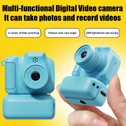 X5 Mini Camera Keychain Retro Camera HD 1080P Portable USB Video Recorder for Birthday Camera Recorder Mini Camcorder