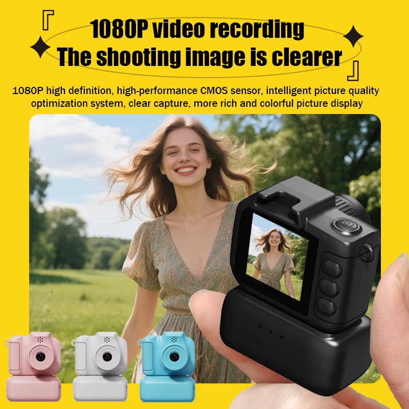 X5 Mini Camera Keychain Retro Camera HD 1080P Portable USB Video Recorder for Birthday Camera Recorder Mini Camcorder