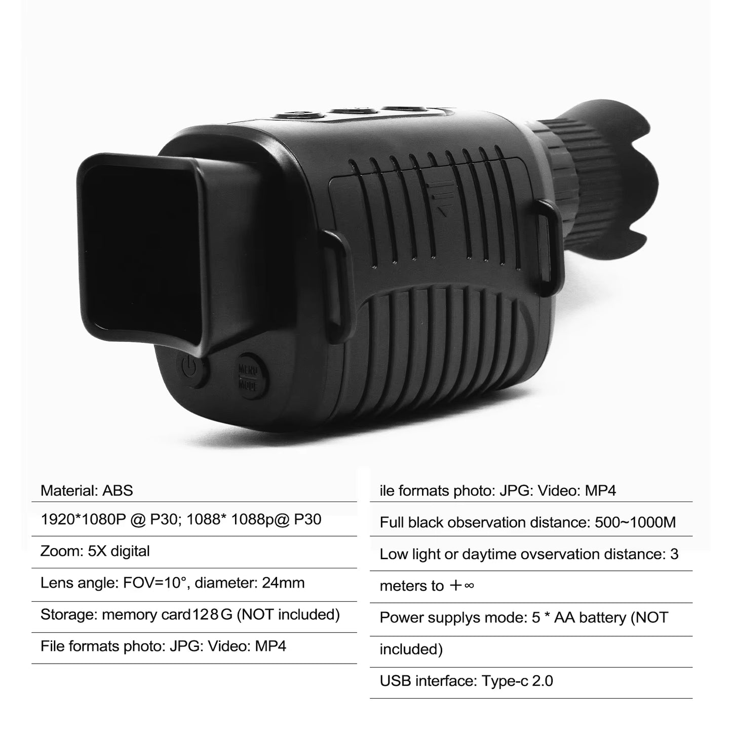 Monocular Night Vision