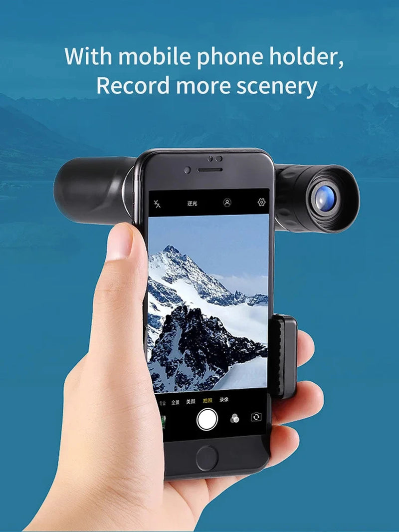 900X25 HD Zoom Portable Powerful Binoculars Long Range BAK4 Telescope Jumelles Folding Low Light Binoculars for Hunting Camping